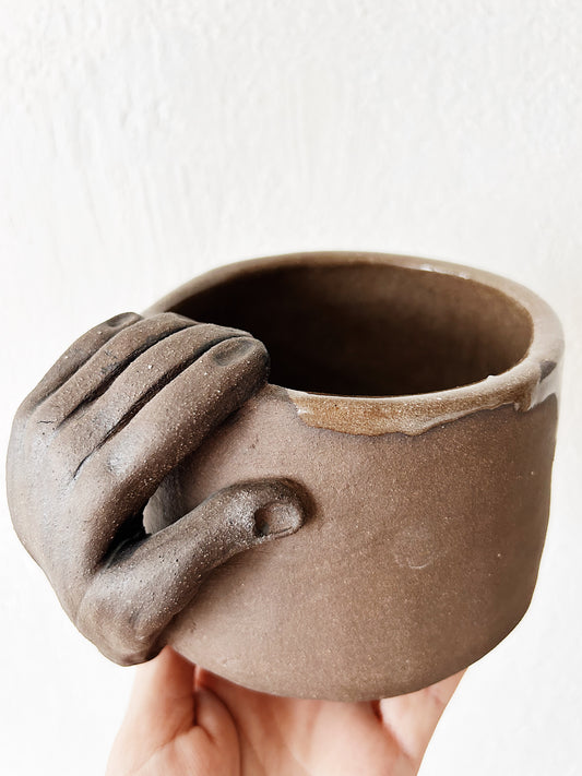 Hand Built Art Pottery Vessel