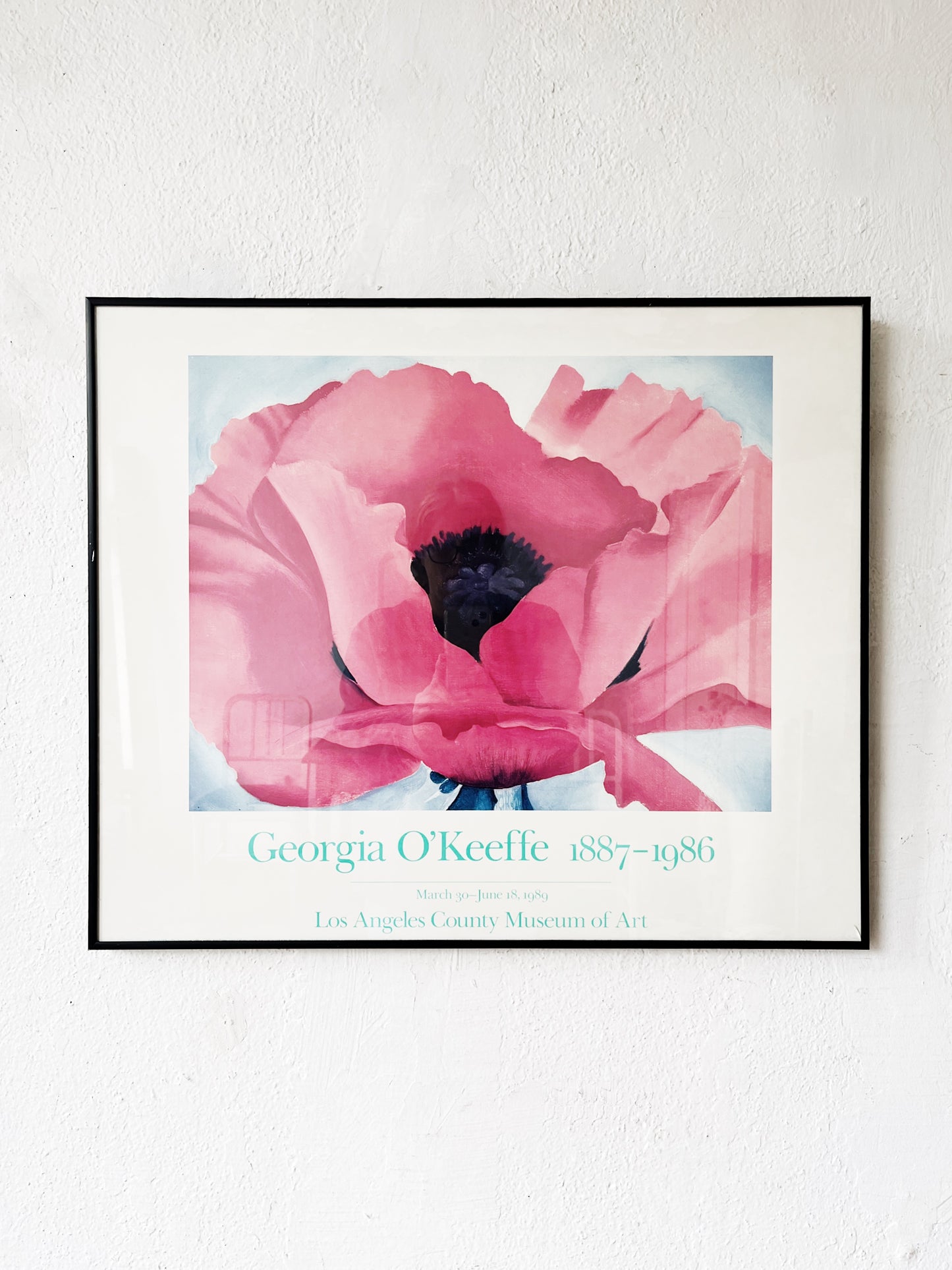 Vintage Georgia O’Keeffe Exhibit Poster