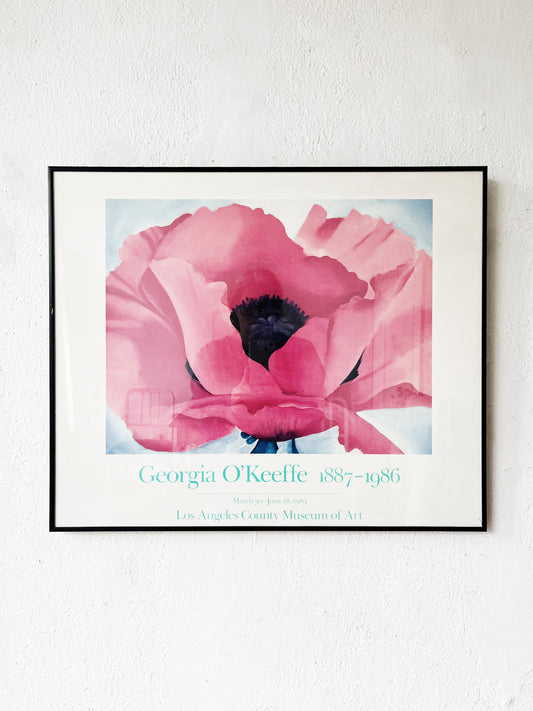 Vintage Georgia O’Keeffe Exhibit Poster