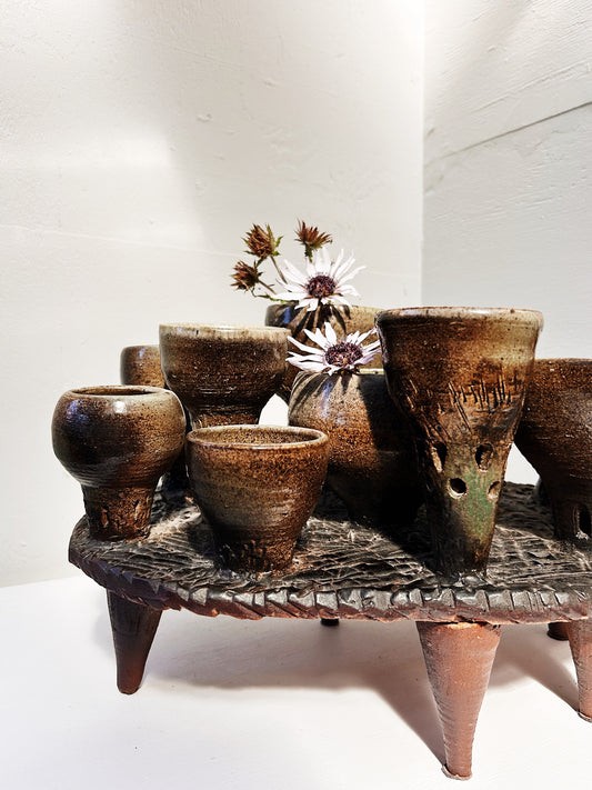 Vintage Brutalist Vessel