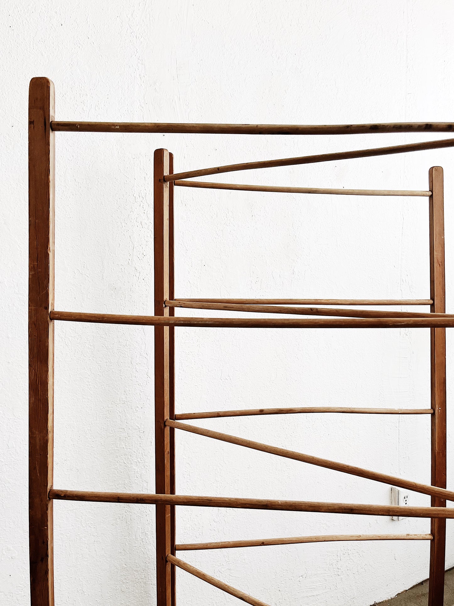 Vintage Tri Fold Primitive Drying Rack