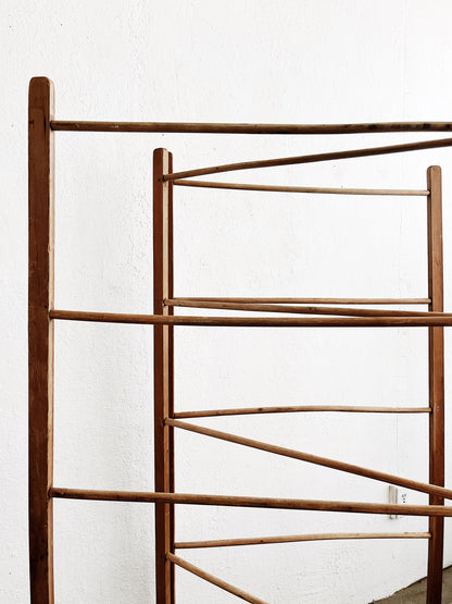 Vintage Tri Fold Primitive Drying Rack