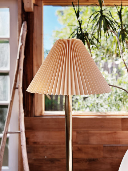 Vintage Brass Floor Lamp