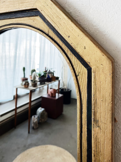 Mid Century Gold Leaf Mirror
