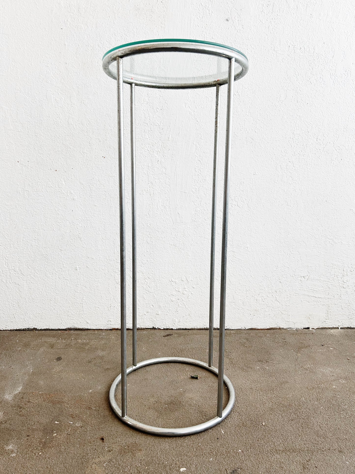 Vintage Tall Chrome Plant Stand