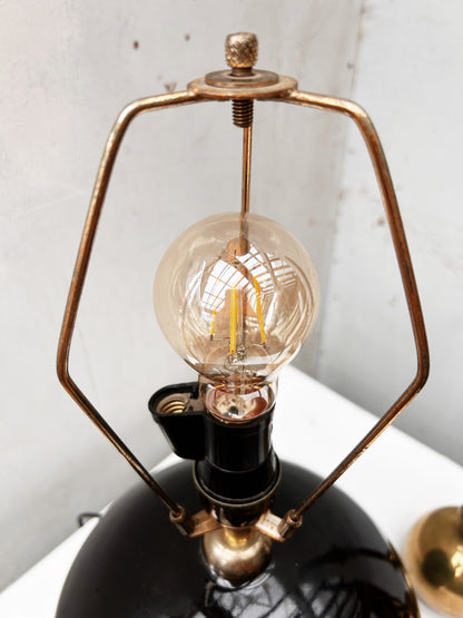 Vintage Japanese Made Lamp after Jacques Adnet