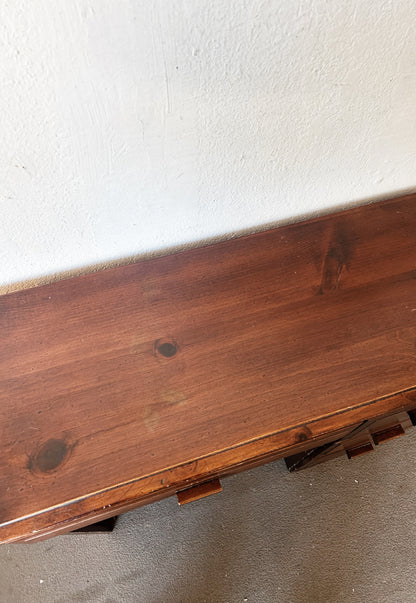 Vintage Wood Student/Writing Desk