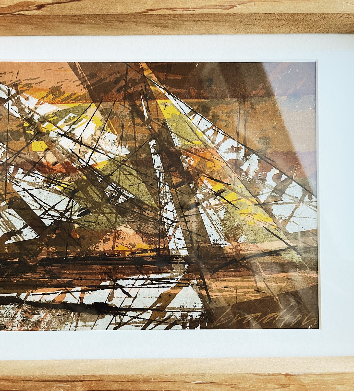 Vintage Howard Bradford Serigraph