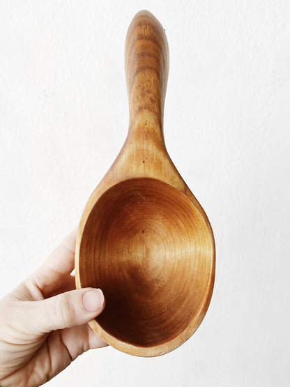 Vintage Hand Carved Scoop