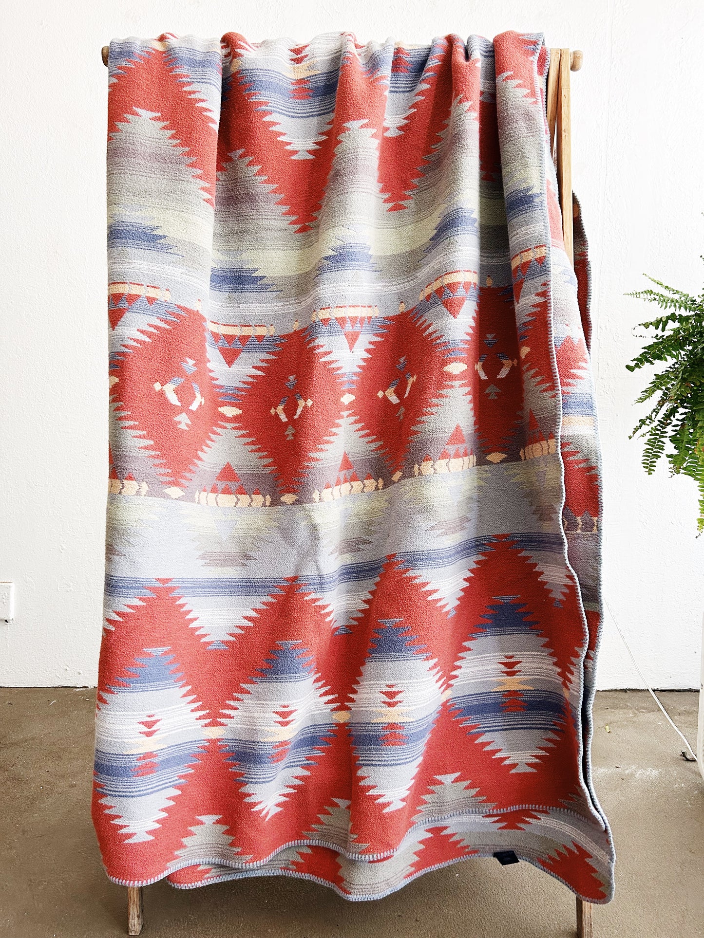 Vintage Ralph Lauren Queen Size Cotton Blanket