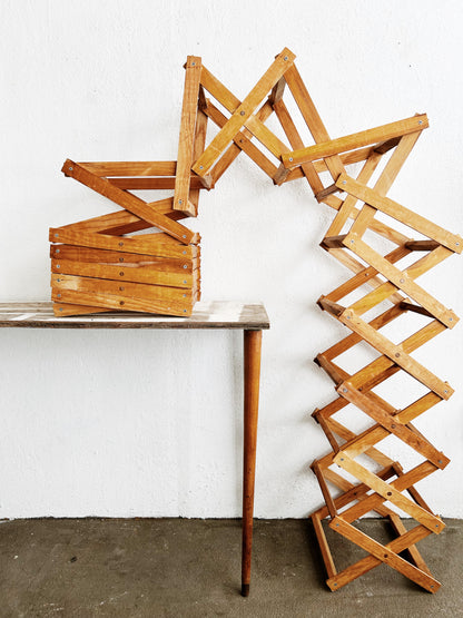 Giant Wood Accordion Sculpture