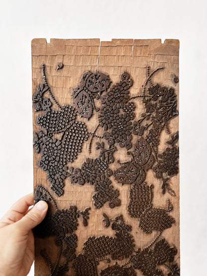 Antique Teak Printing Panel