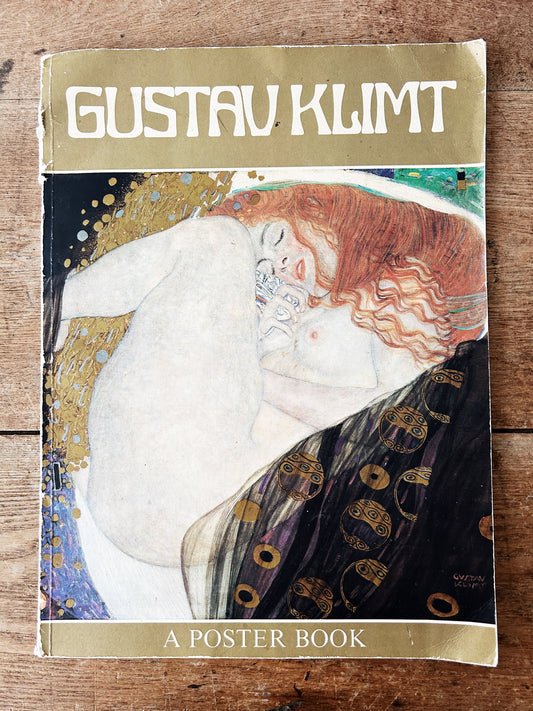 Vintage 1970’s Oversized Gustav Klimt Poster Book