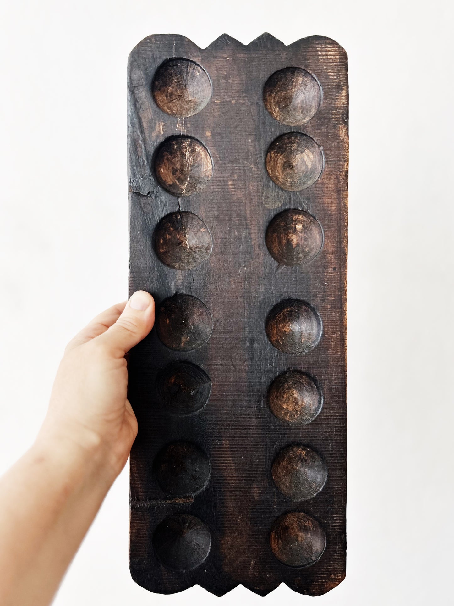 Antique Carved Game Board