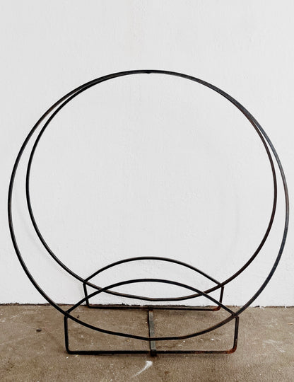 Large Mid Century FireWood Rack
