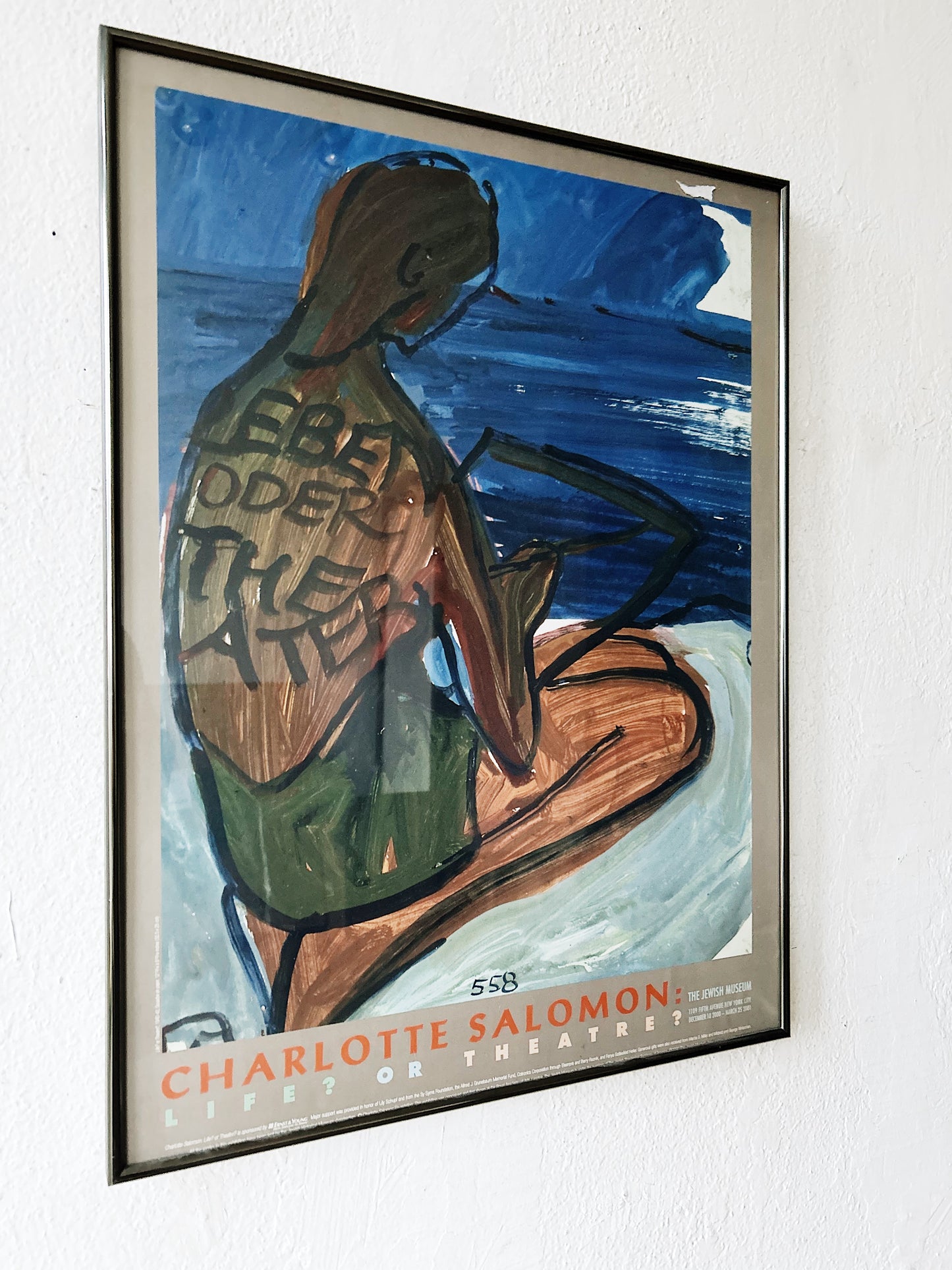 Vintage Charlotte Salomon Exhibit Poster