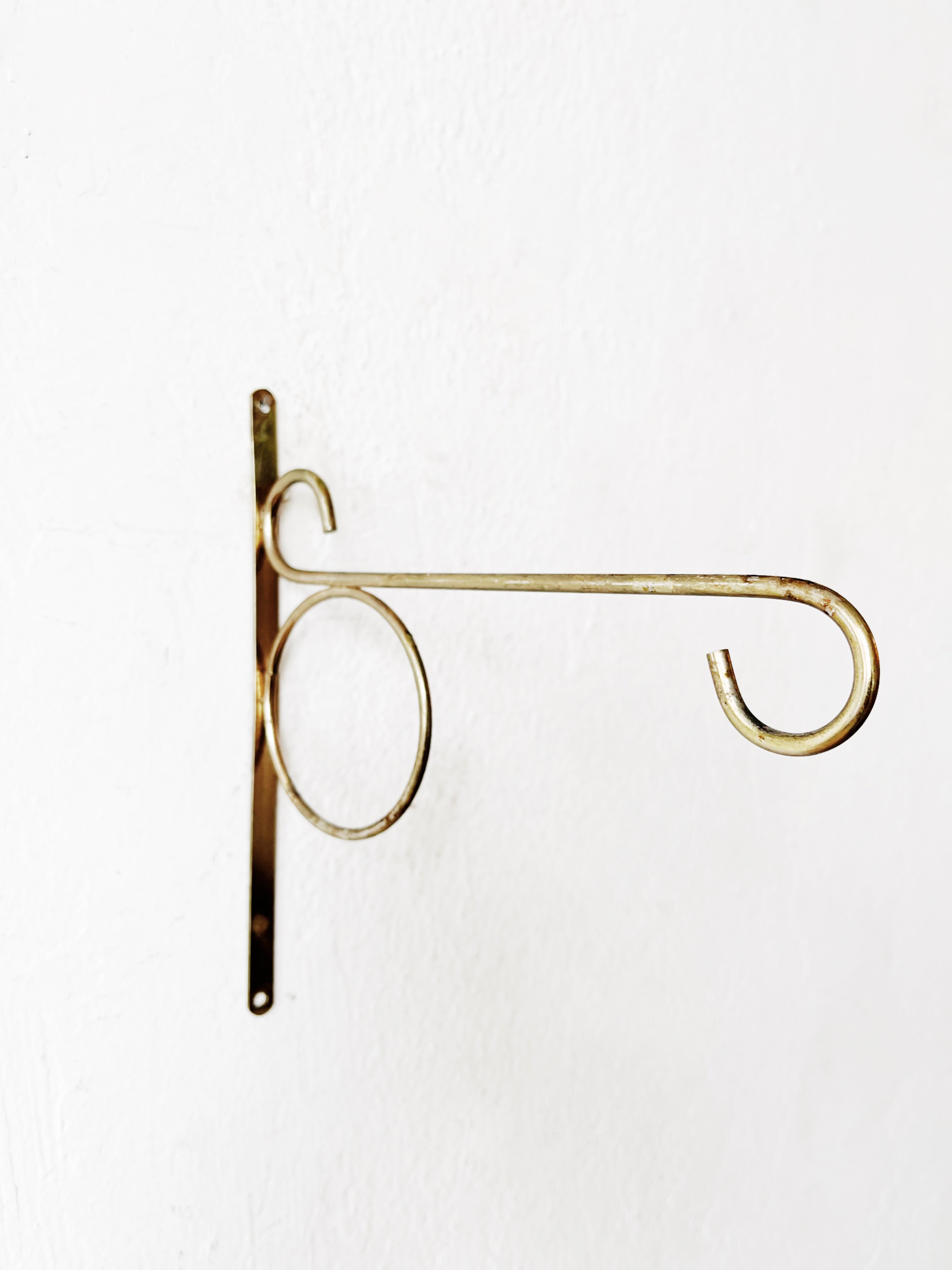 Mid Century Brass Hanger