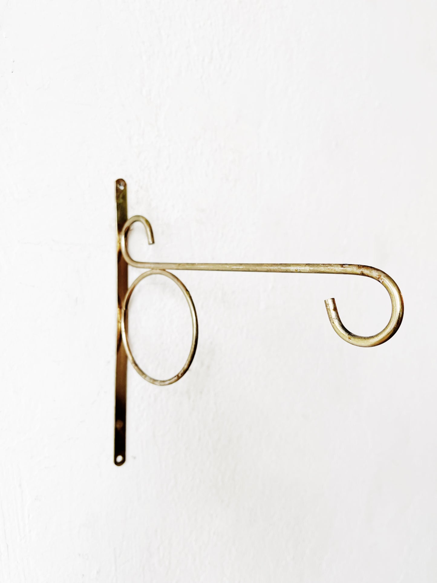 Mid Century Brass Hanger