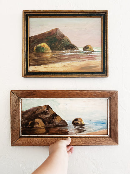 Vintage Seascape Painting