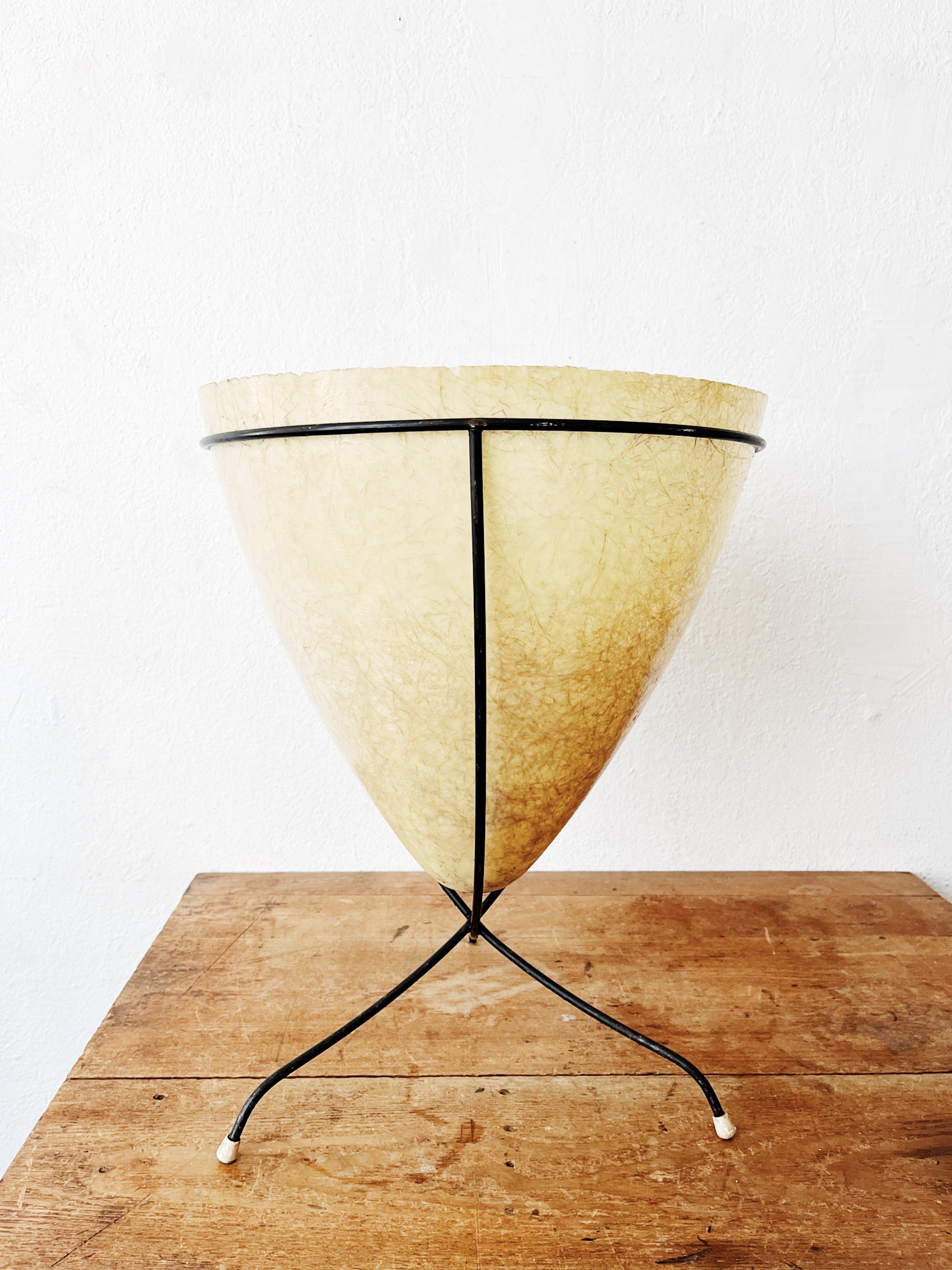 Mid Century Fiberglass Bullet Planter