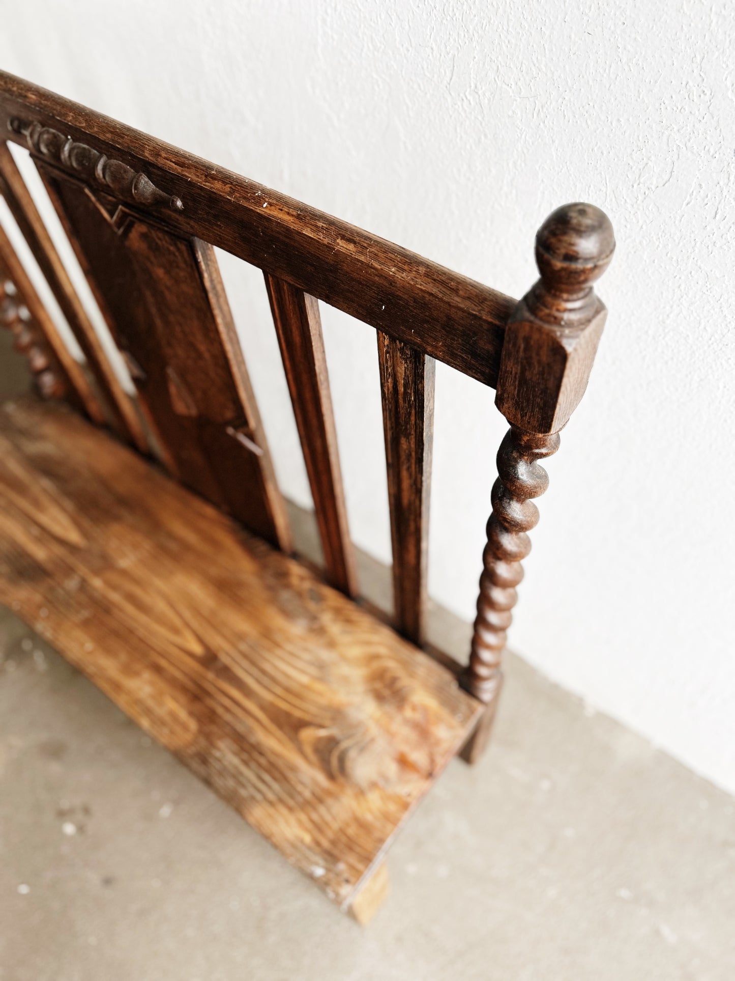 Antique Barley Twist Bench