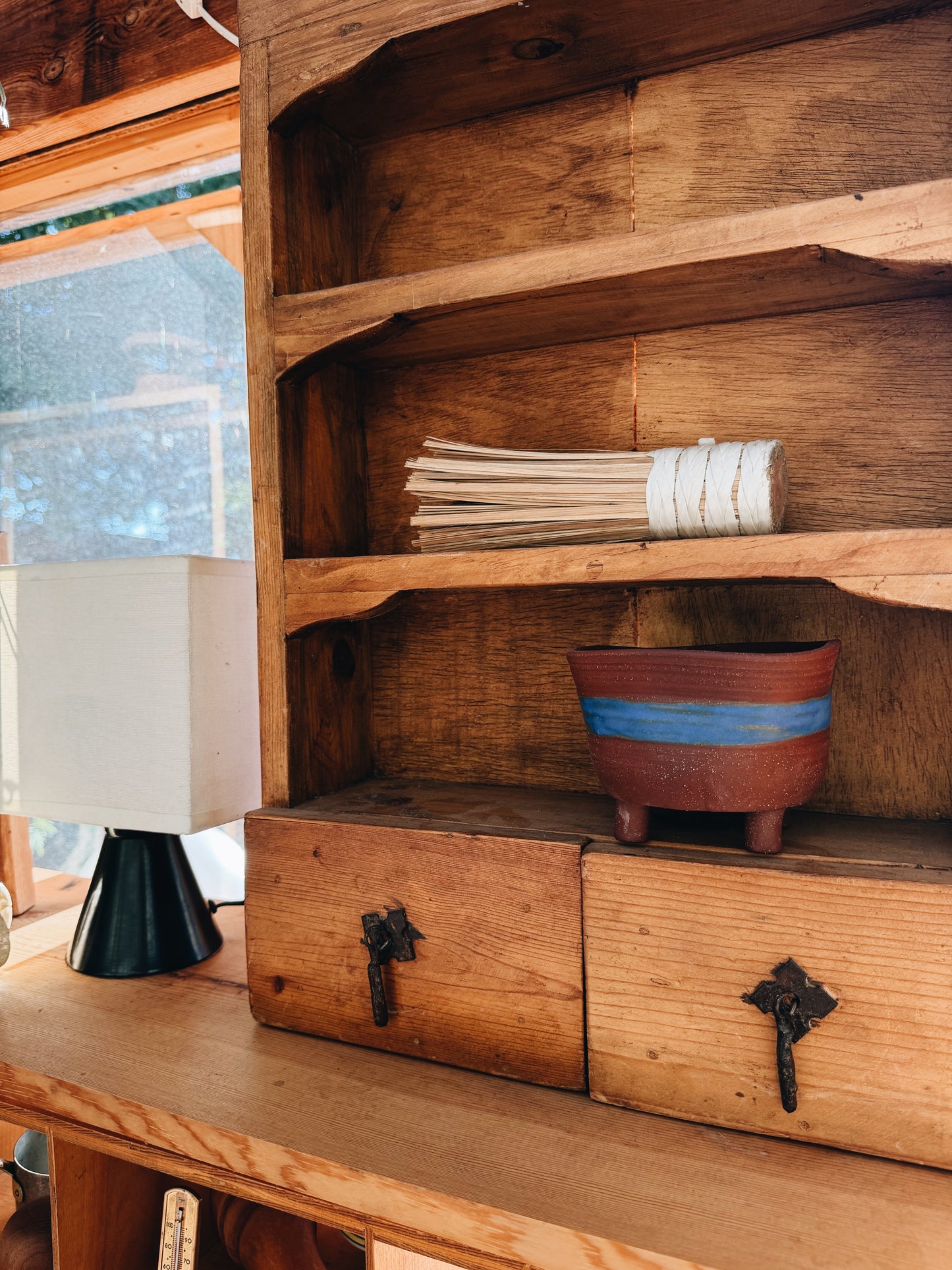 Faded Wood  Apothecary Shelf