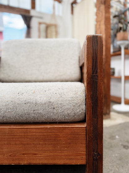 Vintage Wooden Arm Chair