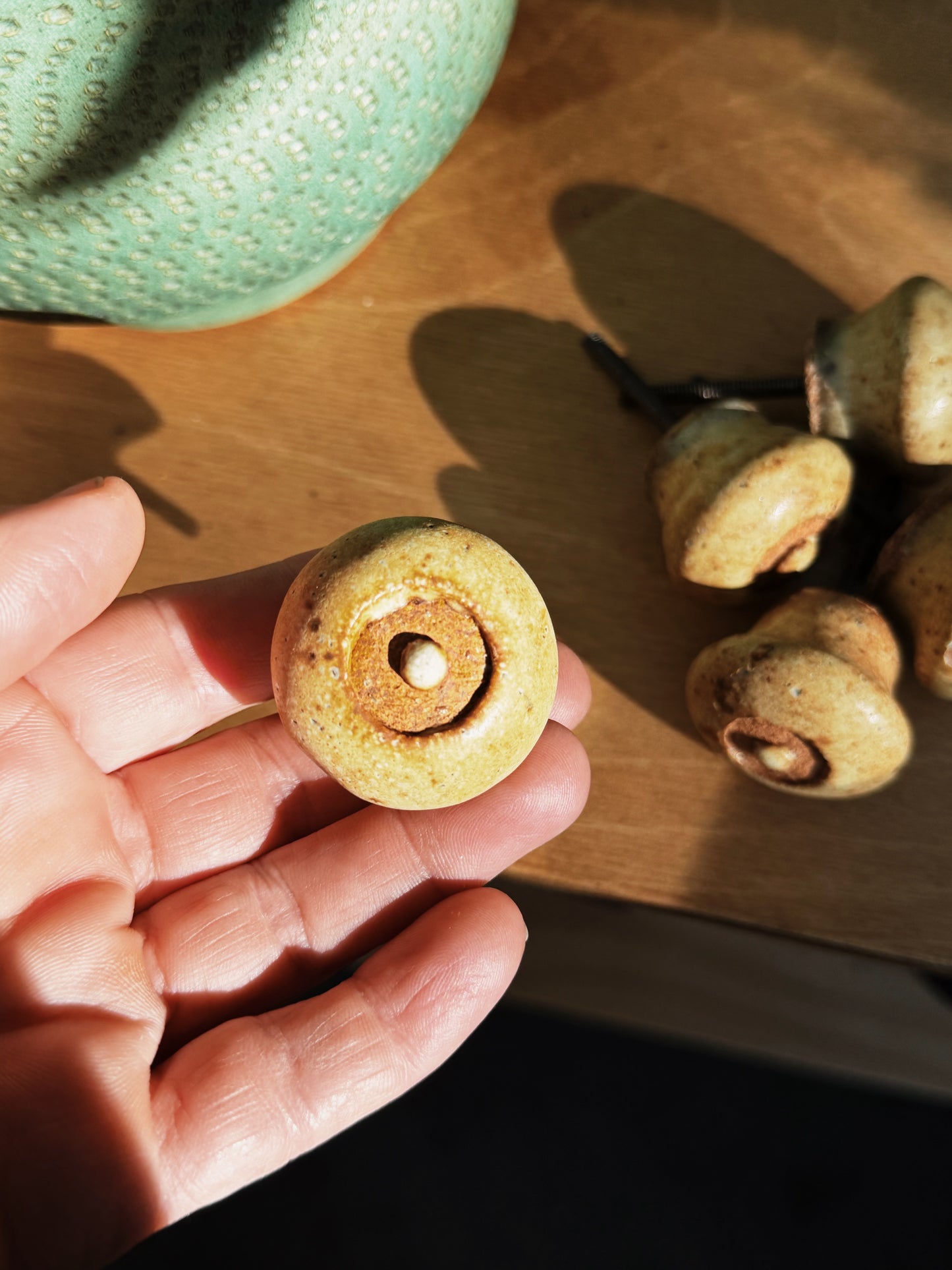 Vintage Clay Knobs