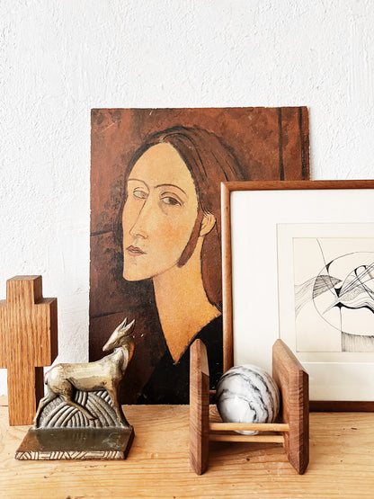 Art Deco Bronze Bookend