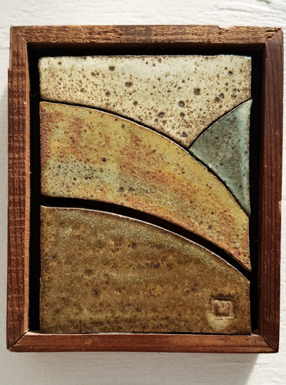 Vintage Stan Williams Ceramic Landscape