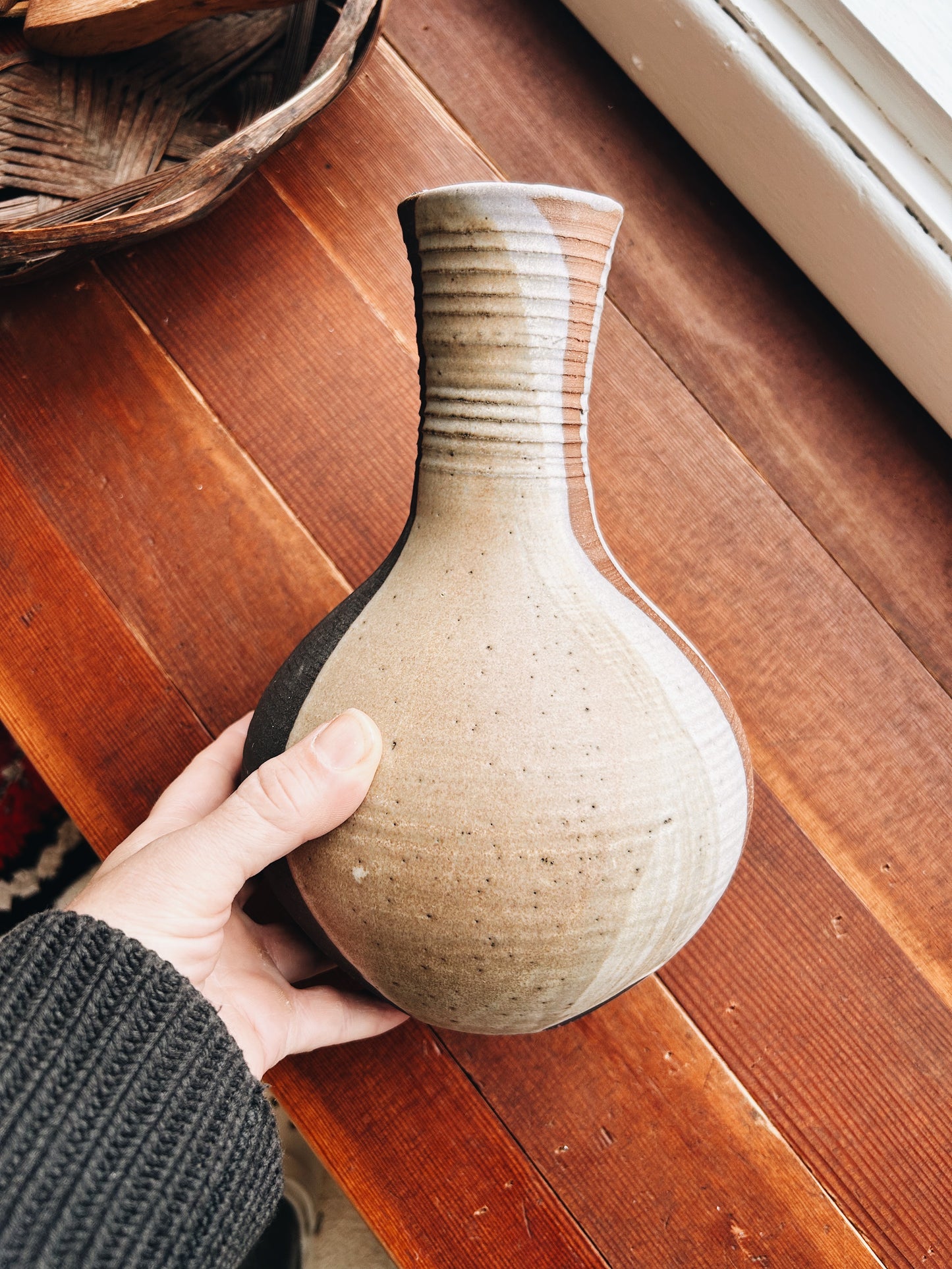 Mid Century Rose Wasserstrom Decanter