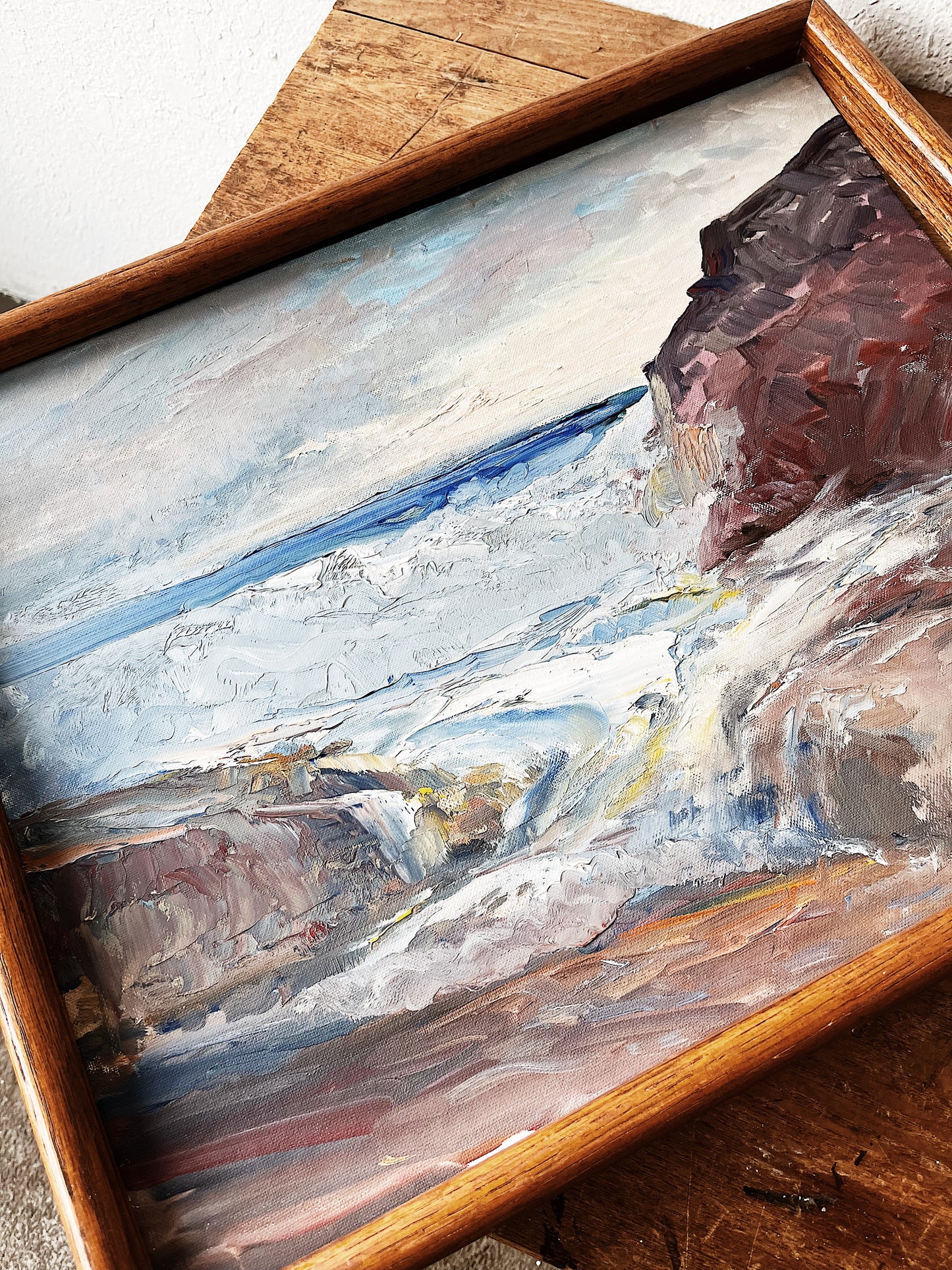 Vintage Seascape Painting