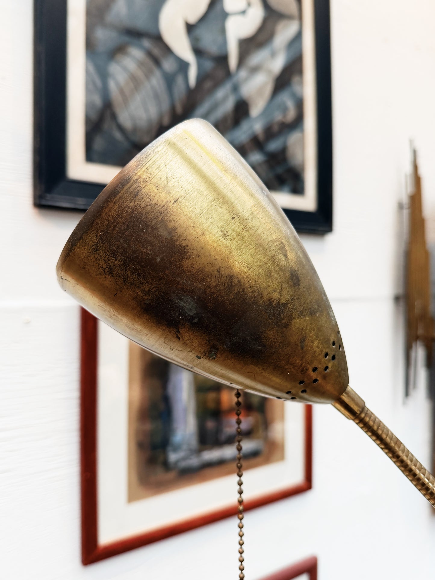 Mid Century Triple Flame Floor Lamp