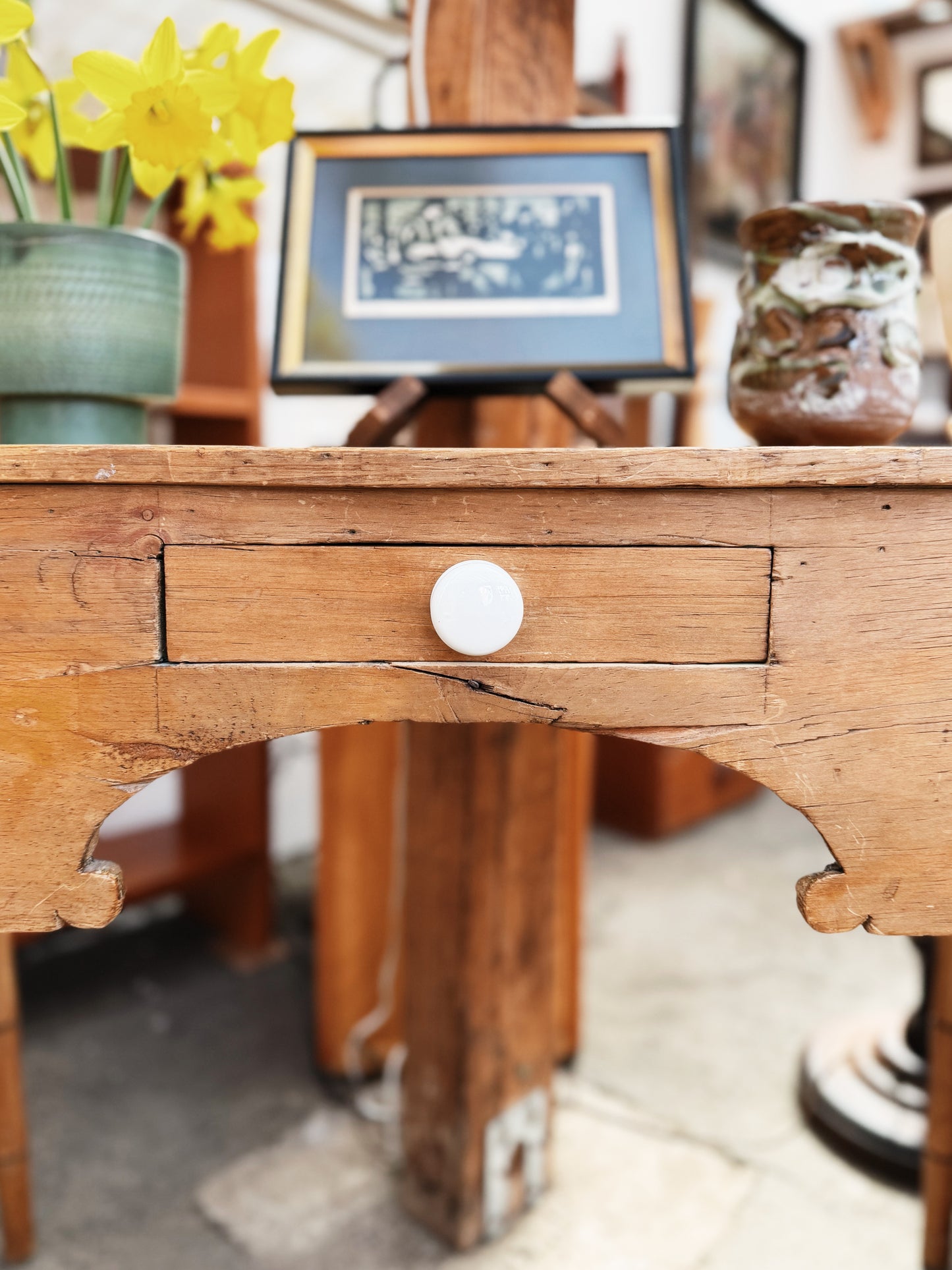 Antique Dutch Pine Table