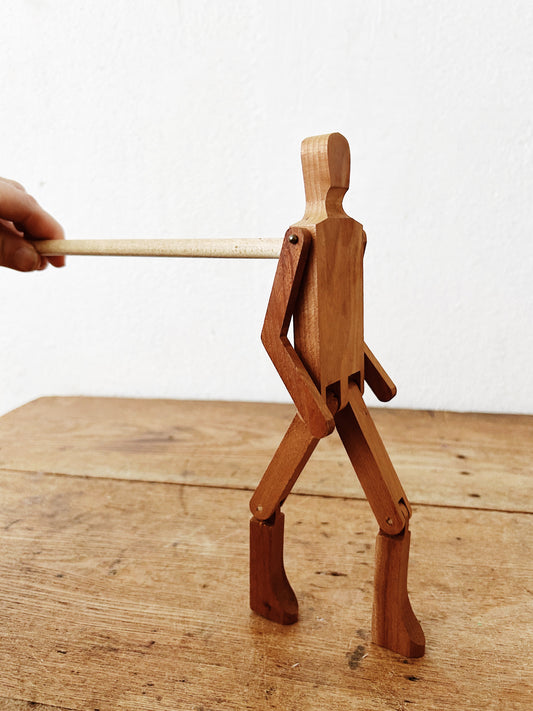 Vintage Folk Art Walking Man