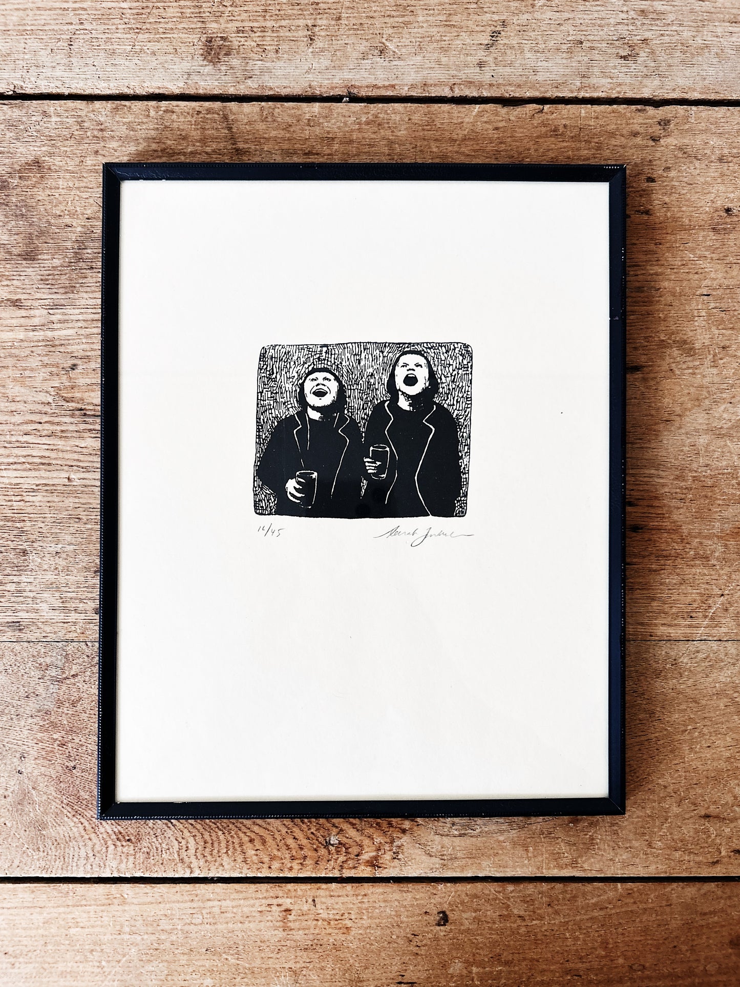 Original Linocut Print