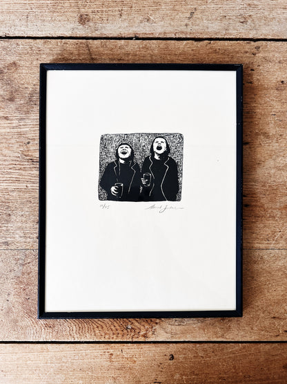 Original Linocut Print