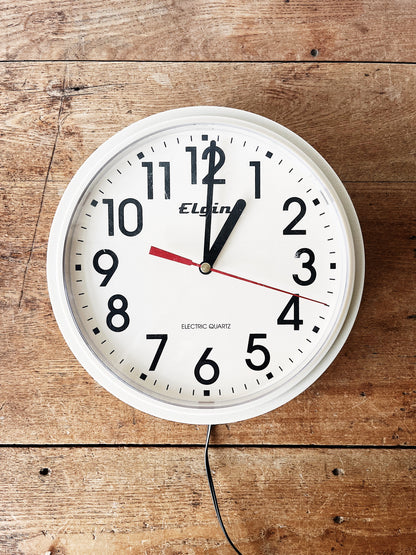 RESERVED. Vintage Elgin Kitchen Clock