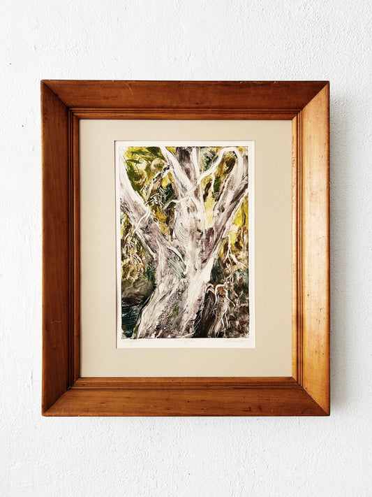 Vintage Dale Schmidt Monoprint ‘Eucalyptus’