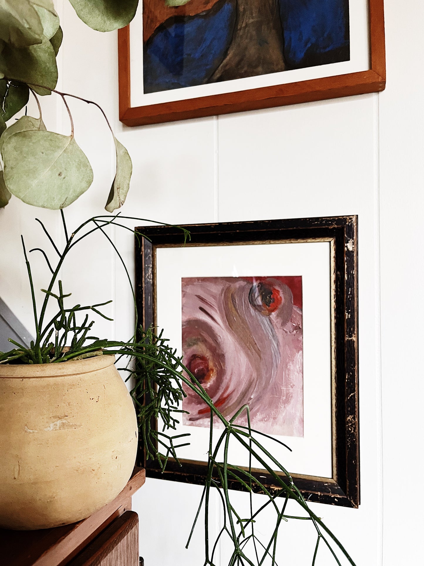 Vintage Abstract Oil Painting