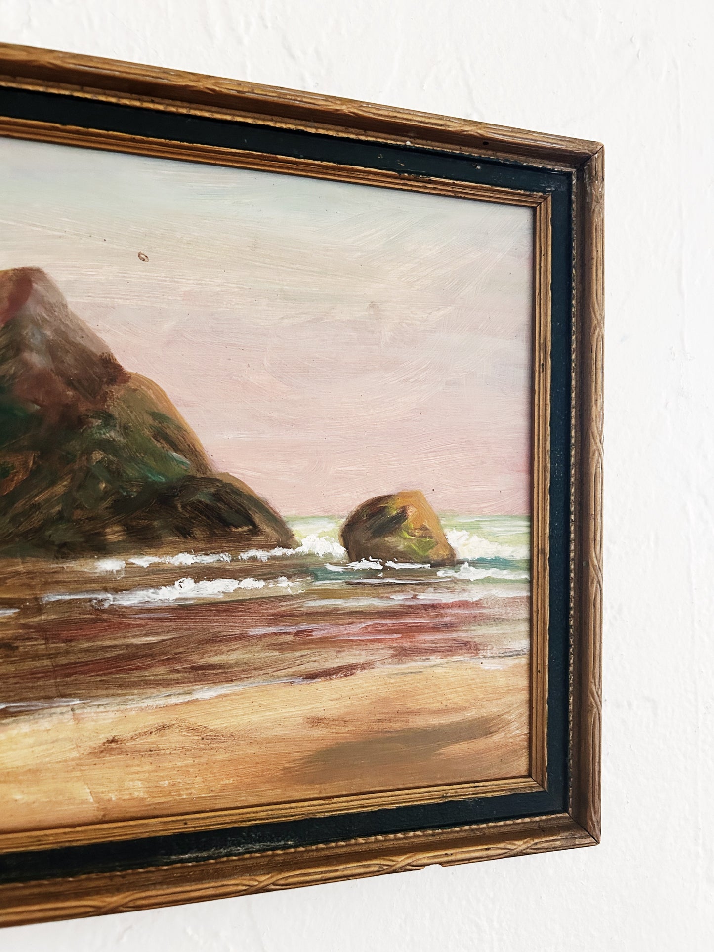 Vintage Seascape Painting