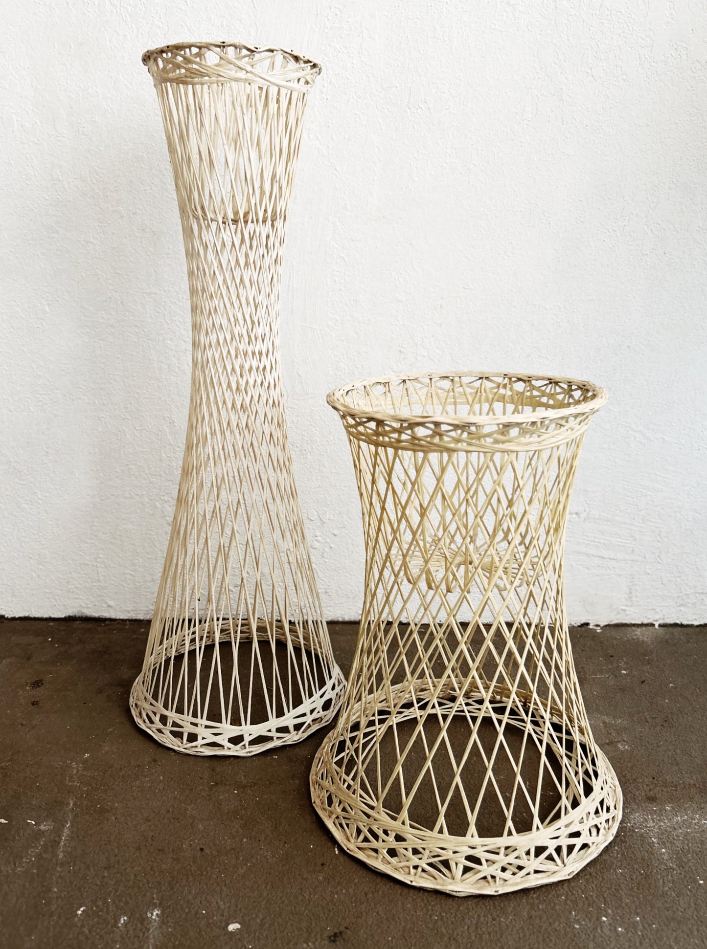 Russell Woodard Spun Fiber Plant Stands