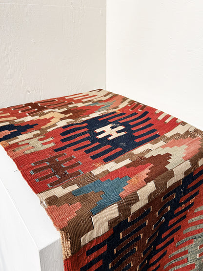 Vintage Wool Kilim Rug