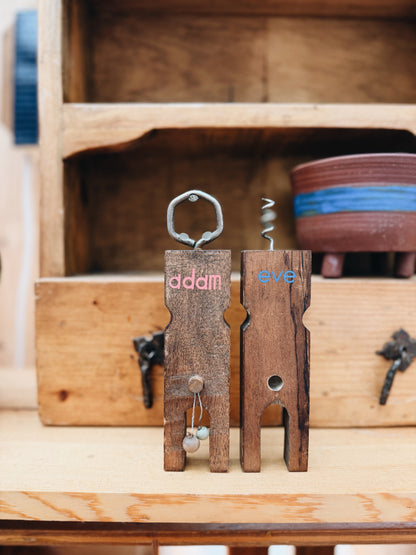 Vintage Adam and Eve Opener Set