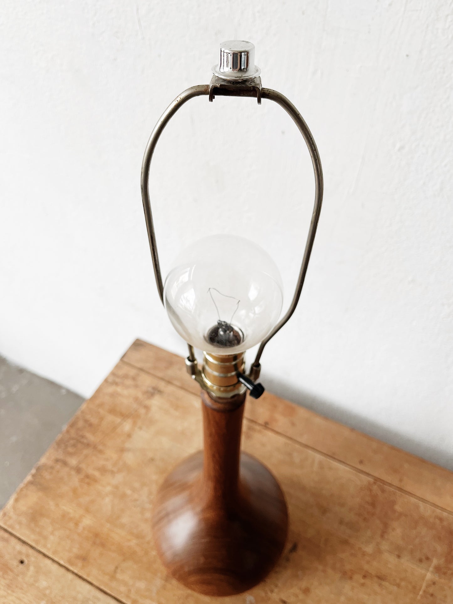Mid Century Danish Teak Lamp