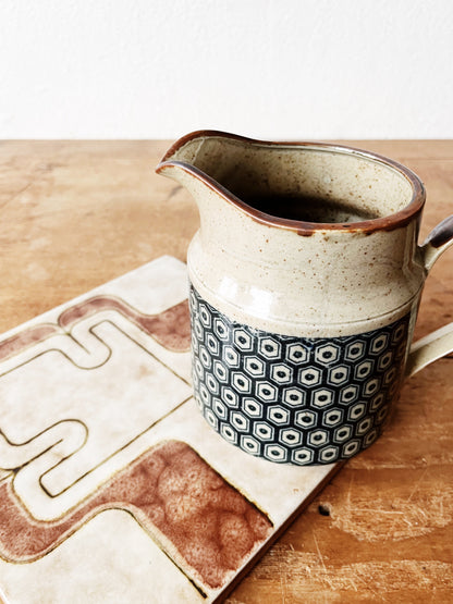 Vintage European Transferware Pitcher