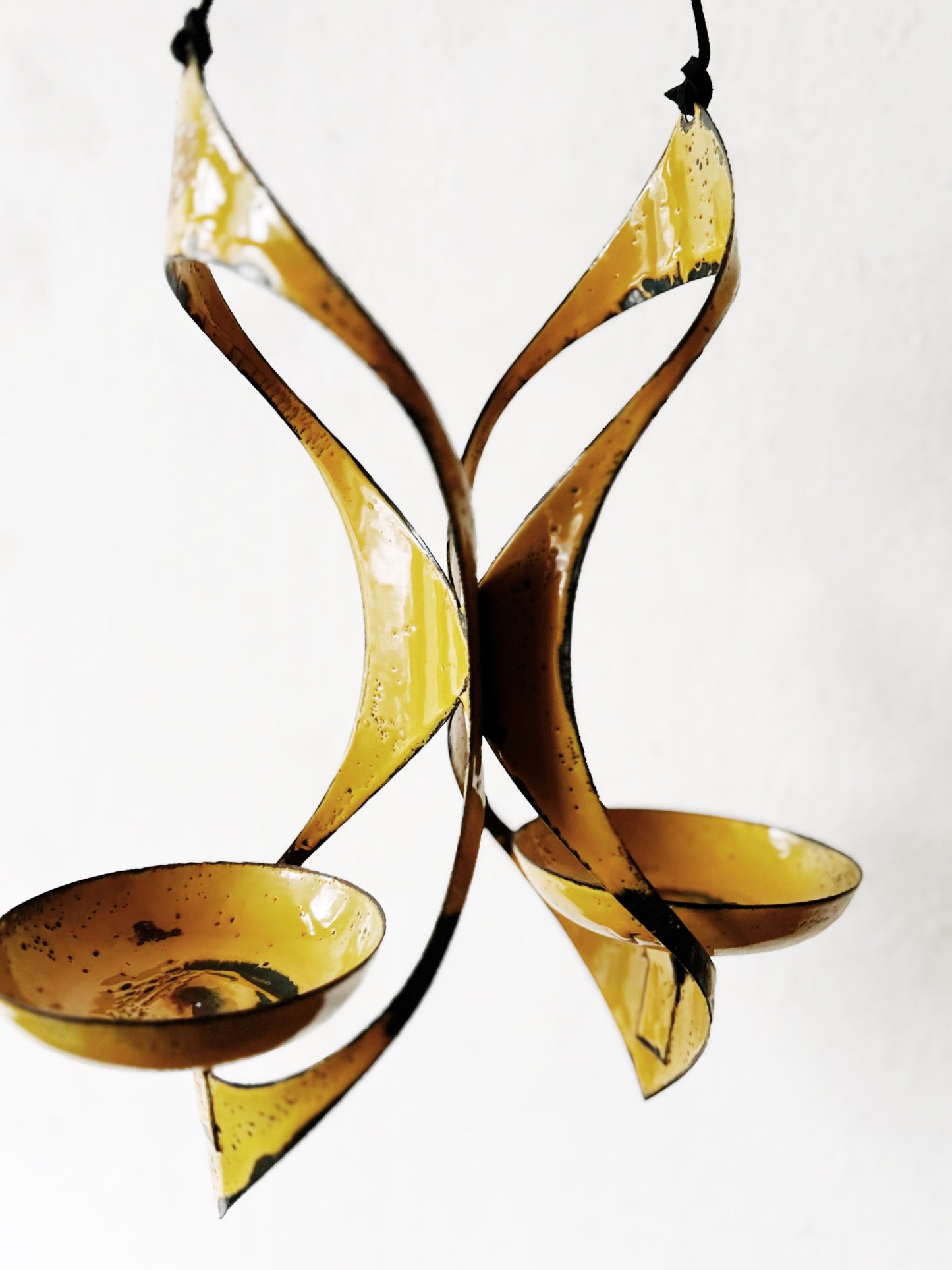 Brutalist Enamel Plant Holder