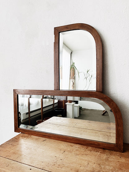 Antique Arched Inlay Mirror