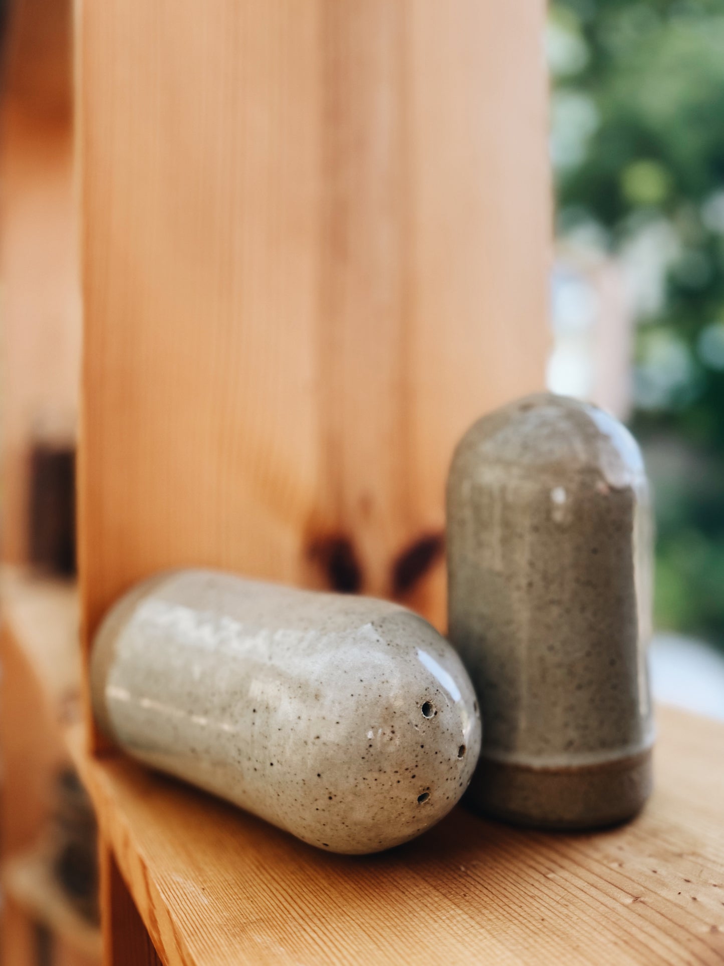 Oversized Vintage Ceramic Shakers