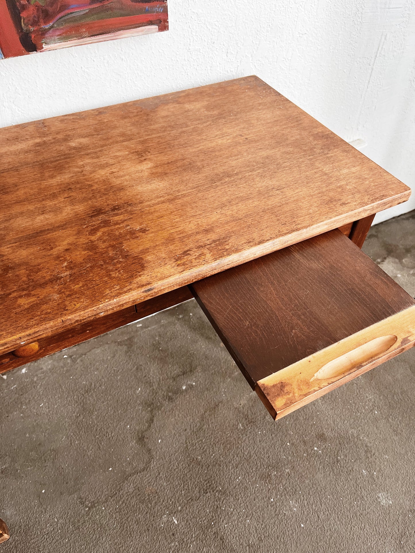 Simple Vintage Writing Desk